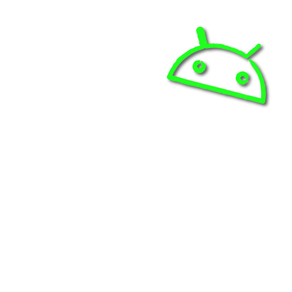 Apple and Android next to React Native. middle