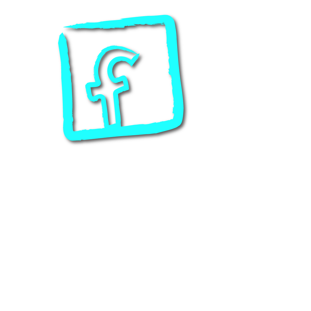 Logos of Facebook, Instagram and Linkedin. bottom